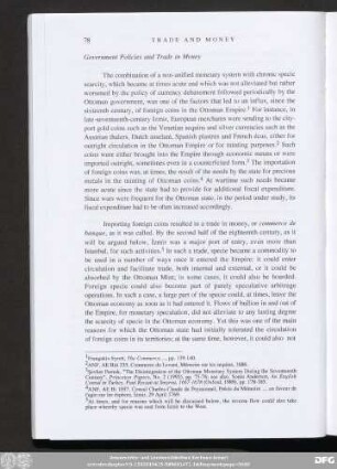 Goverment Policies and Trade in Money