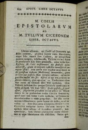 Liber, Octavvs.