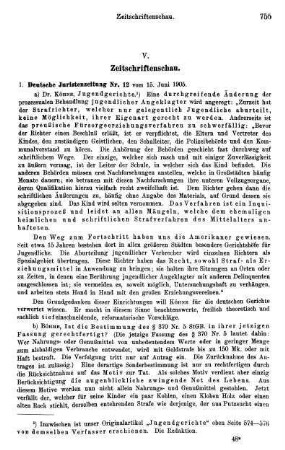 755-756, Deutsche Juristenzeitung Nr. 12