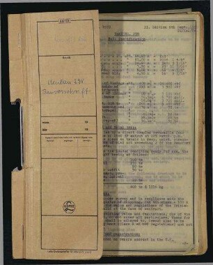 Hull Specification. Yard No. 298