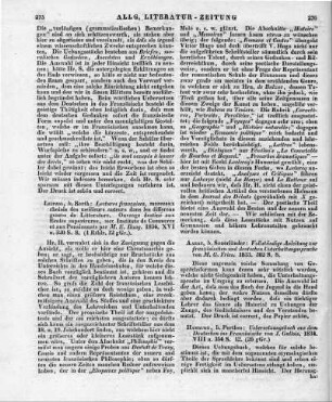 Fries, J. G.: Vollstaendige Anleitung zur französischen und deutschen Unterhaltungssprache. Aarau: Sauerländer 1833