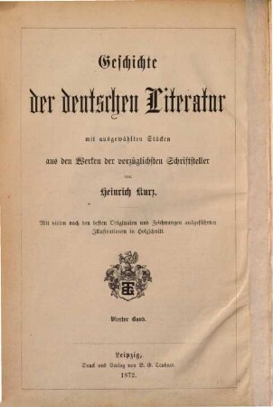 Geschichte der deutschen Literatur : mit ausgewählten Stücken aus den Werken der vorzüglichsten Schriftsteller, 4. Geschichte der neuesten deutschen Literatur von 1830 bis auf die Gegenwart