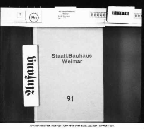 Bibliothek des Staatlichen Bauhauses