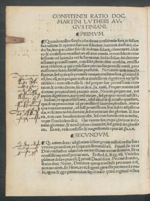 Confitendi Ratio Doc. Martini Lutheri Augustiani.
