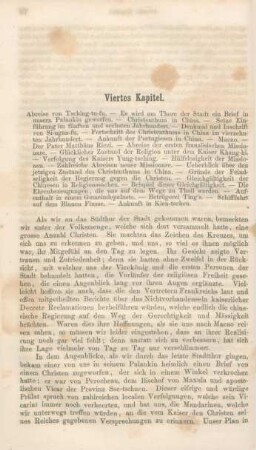 Viertes Kapitel. Abreise von Tsching-tu-fu ...