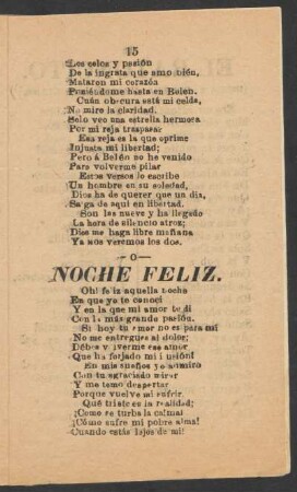 Noche feliz.