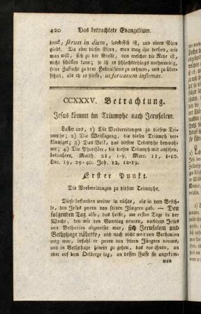 420-429, Jesus koemmt im Triumphe nach Jerusalem.