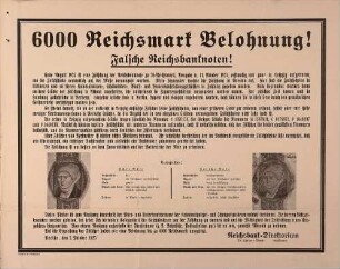 Falsche Reichsbanknoten (Reichsbankdirektorium)