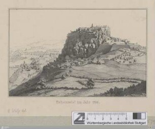 Hohentwiel im Jahr 1799