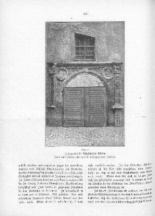 Kellerportal im Schloßhof zu Küstrin