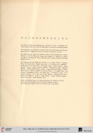 Nachbemerkung