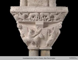 Kapitell mit Szenen aus dem Leben des heiligen Martin von Tours - N16MS54