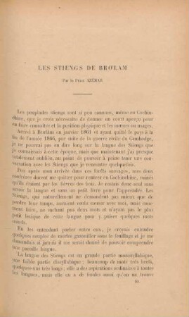 Les stiengs de Brolam par le Père Azèmar
