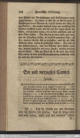 Ein und vierzigstes Capitel