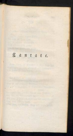 Cantate