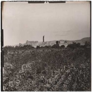Landschaft mit Ruinen, Baalbek: Landschaftsdarstellung