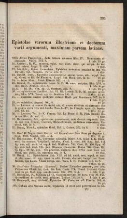 Epistolae virorum illustrium et doctorum varii argumenti, maximam partem latinae.