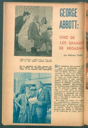 George Abbott: uno de los grandes de Broadway