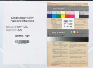 Entnazifizierung Kurt Bartels, geb. 02.05.1920 (Beamter)