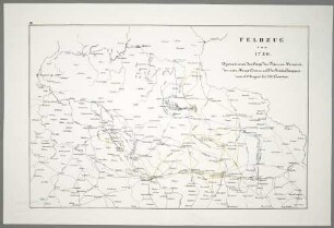 Feldzug von 1759 : Operationen des Corps des Prinzen Heinrich, der oestr. Haupt-Armee und der Reichs Truppen vom 13ten August bis 3ten November