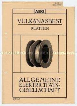 Vulkanasbest-Platten