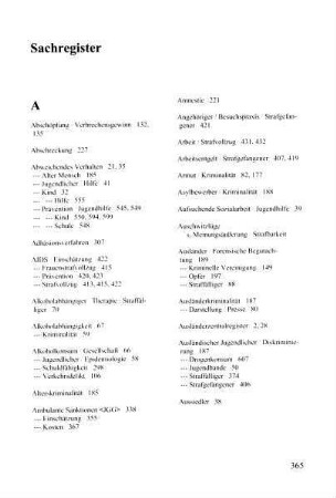365-386, Sachregister