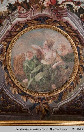 Apoll als Sonnengott zwischen Allegorien der vier Elemente : Allegorie der Erde & Ceres