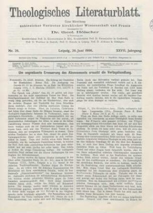 305-306 [Rezension] Posnanski, Adolf, Die Auslegung von Genesis 49,10 im Altertume bis zu Ende des Mittelalters