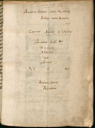 Joannis Aventini Annales ducum Boiariae, liber V - BSB Clm 285