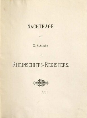Rheinschiffs-Register. 10. 1896, Nachtr.