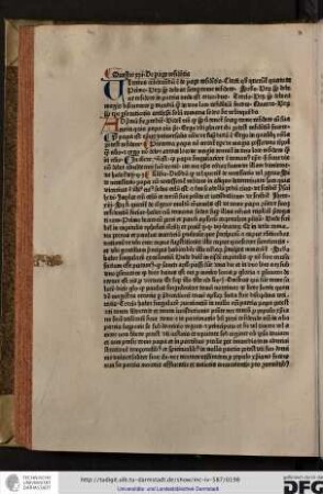 Ulterius considerandum est de pape residentia, circa quod queruntur quatuor, primo utrum papa debeat semper Rome residere.