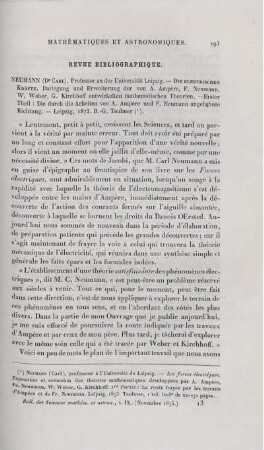 Bulletin des Sciences Mathèmatiques et Astronomiques.