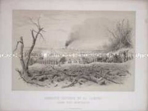 Angriffsbatterie Nr. III gegen Fort Montrouge - aus "Erinnerungsblätter 1870/1871"