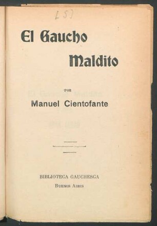 El gaucho maldito