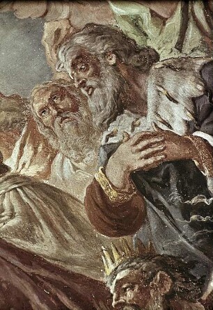 Die Anbetung des Lamms auf dem Berg Zion (Apokalypse)
