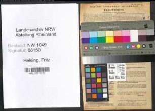 Entnazifizierung Fritz Heising , geb. 28.01.1886 (Polizist)