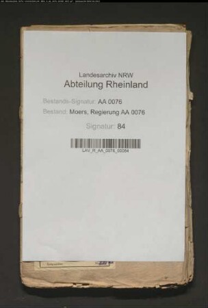 Grenzstreitigkeit zwischen Moers und die Stadt Orsoy II
