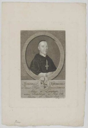 Bildnis des Ioannes Nepomucenus Pitius