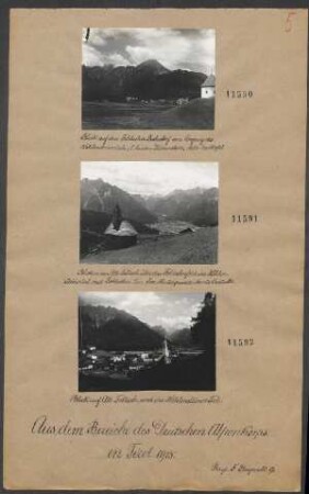 Blick auf Alt-Toblach und ins Höhlensteinertal