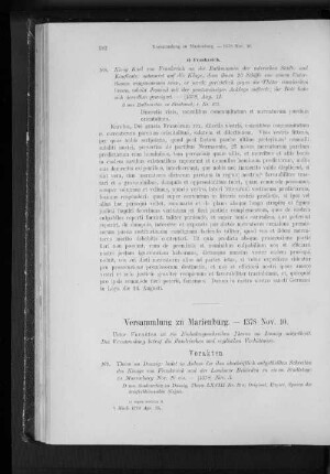 Versammlung zu Marienburg. - 1378 Nov. 10.