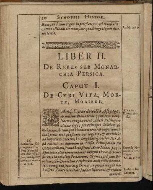 Liber II. De Rebus Sub Monarchia Persica.