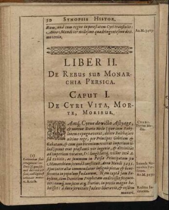 Liber II. De Rebus Sub Monarchia Persica.
