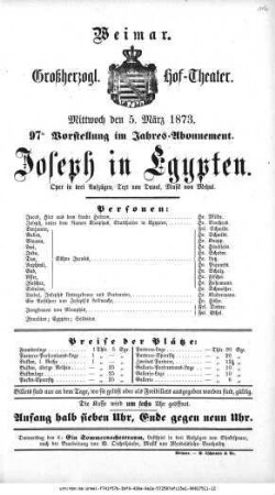 Joseph in Egypten