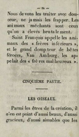 Cinquième partie