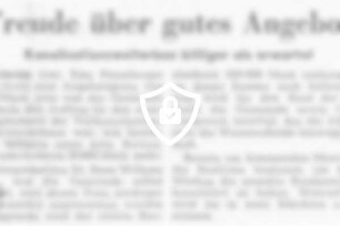 Freude über gutes Angebot