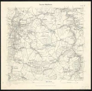 Äquidistantenkarte 62 : Section Waldheim, 1910 : Section Waldheim. - 1:25000. - Leipzig: Giesecke & Devrient, 1910. - 1 Kt.