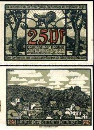 Paulinzella 25 Pfennig