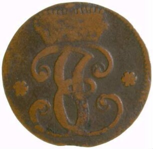 Münze, Pfennig, 1724