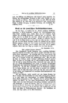 Gruß an die preußischen Volksschullehrerinnen