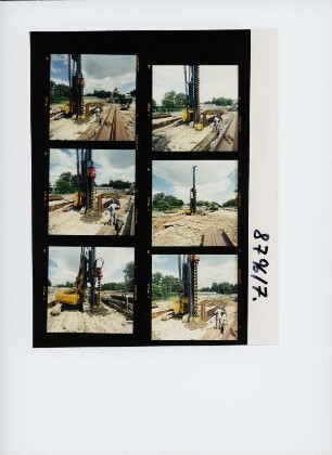 S-Bahn - Baulos Flughafen, Hannover, 1996